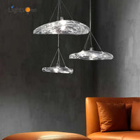 Suspension en verre de styliste