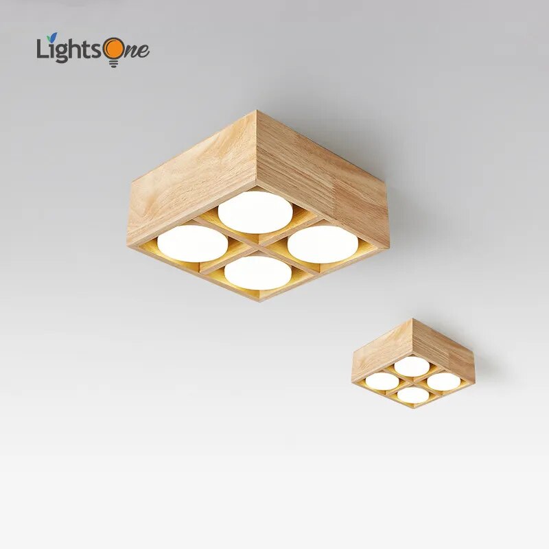 plafonnier downlight style japonais grille audacieuse