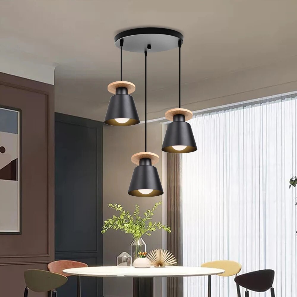 suspension bois moderne nordique intérieur - vue 7 sur 12