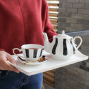 Service à thé anglais porcelaine fine peint main