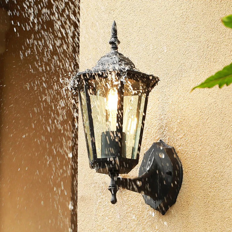 applique murale rétro étanche pour jardin et balcon - vue 7 sur 10