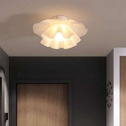 plafonnier led design nordique moderne en acrylique à fleurs décoratif