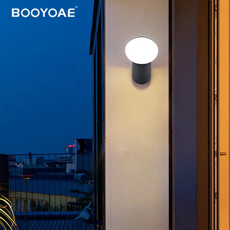 Lumière extérieure Induction décorative étanche applique murale lampe balcon terrasse porte d'entrée porche décoration jardin éclairage mural - vue 6 sur 6