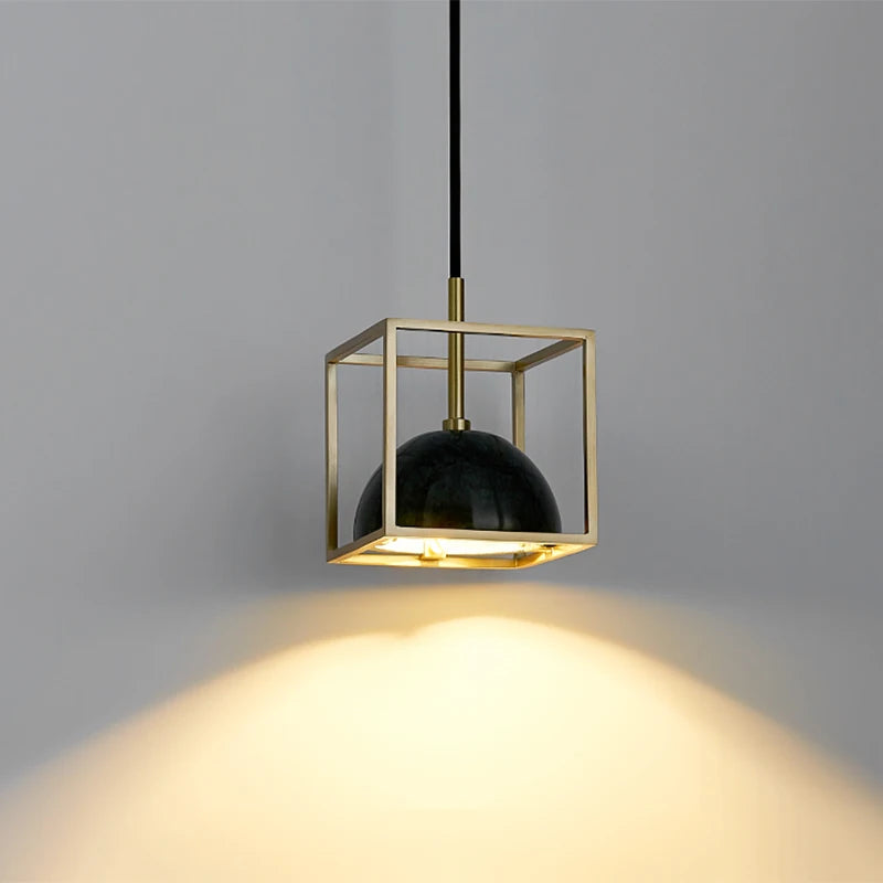Suspension en marbre à tête unique - vue 2 sur 9