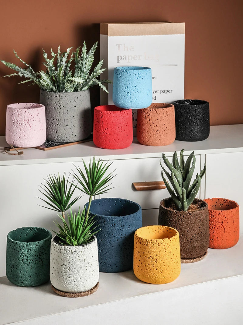 moule en silicone créatif pour pot de fleurs nordique - vue 5 sur 12