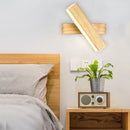 applique murale led moderne en bois décoration luminaires direction nordique
