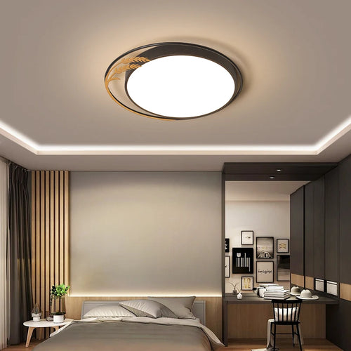 plafonnier led rond avec télécommande pour décoration intérieure