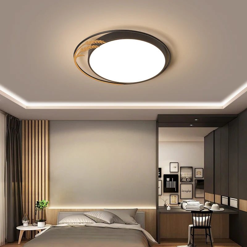 plafonnier led rond avec télécommande pour décoration intérieure - vue 6 sur 8