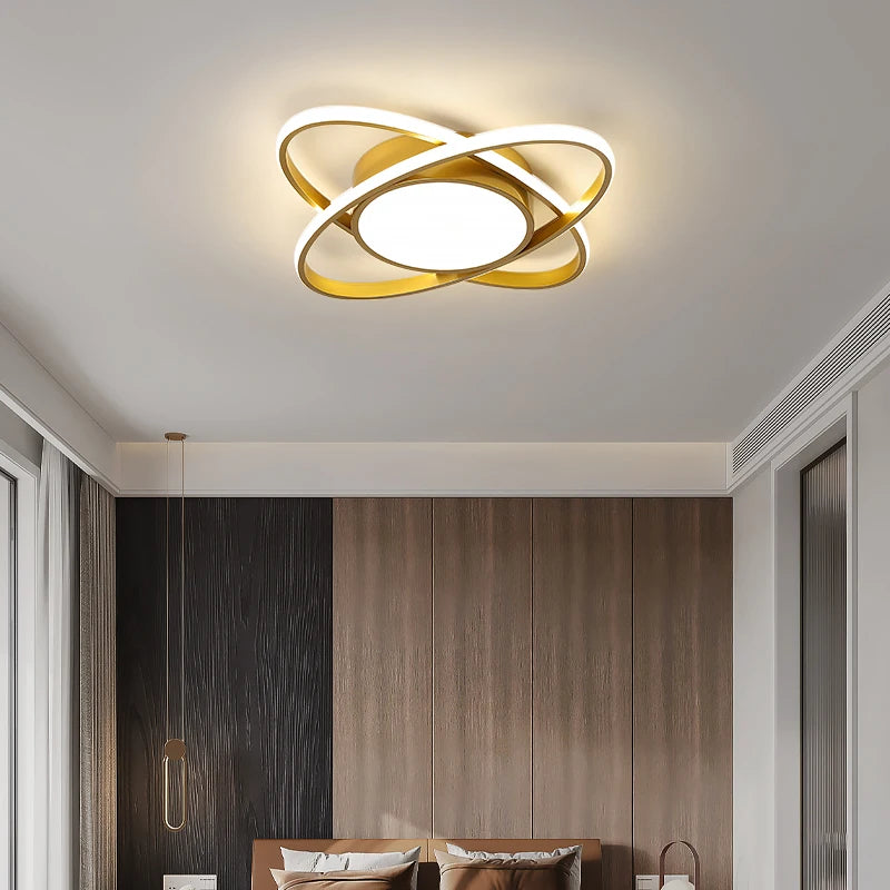 lustres led modernes pour intérieur entrée maison - vue 4 sur 10