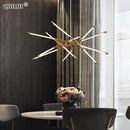 lustre led moderne pour décoration intérieure et éclairage