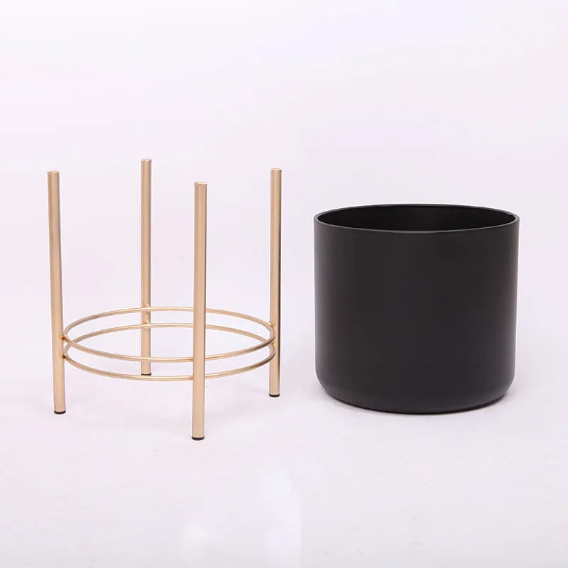 vase nordique créatif en fer forgé pour succulentes - vue 5 sur 6