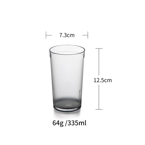 Ensemble 6 verres acrylique incassables style moderne cuisine