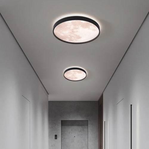 Plafonnier LED rond à nuages