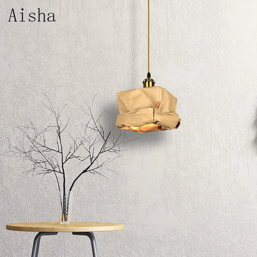 suspension en papier kraft pour décoration nordique créative et minimaliste