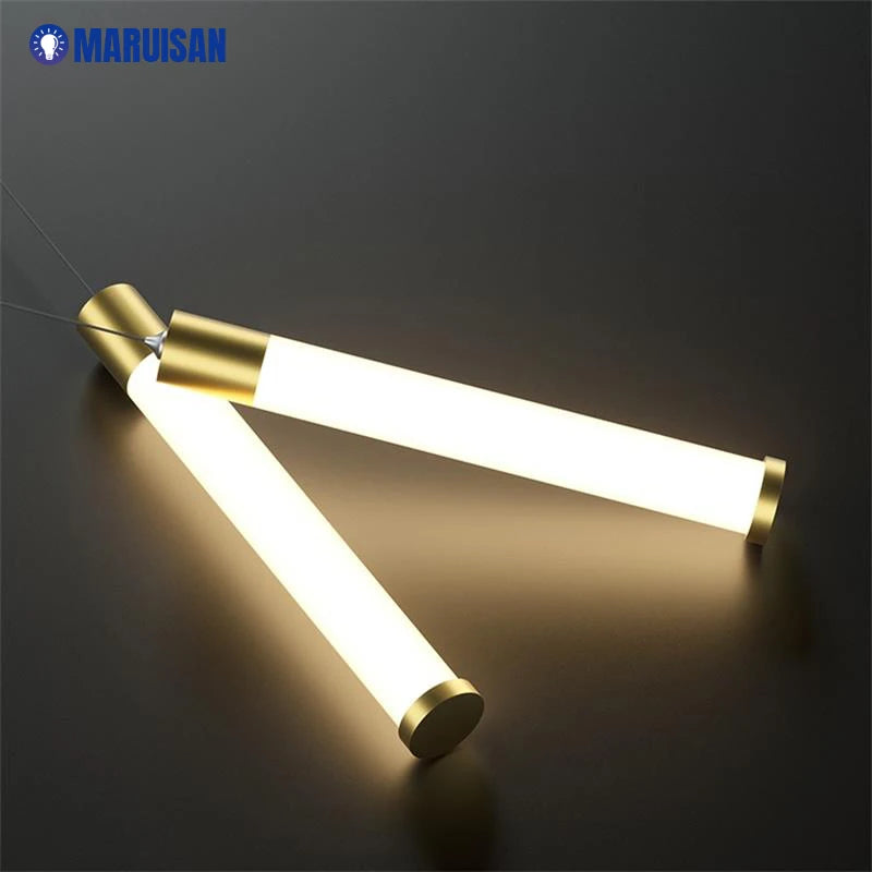 Lustre LED en acrylique moderne - vue 7 sur 17