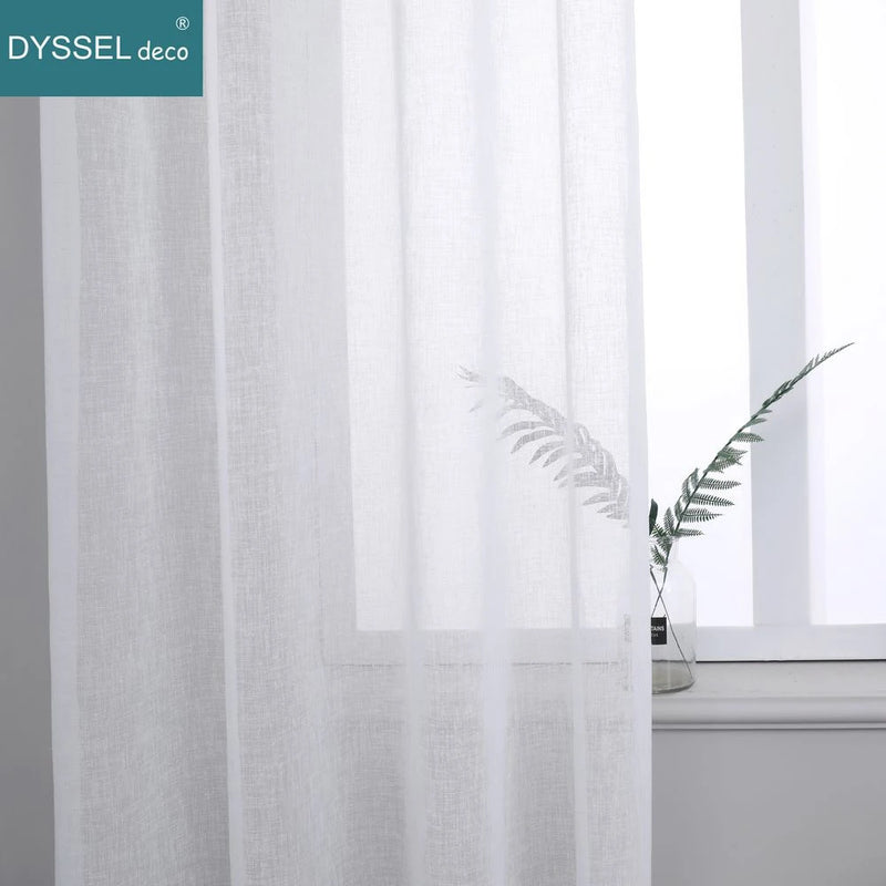 Voilage tulle léger rayé style moderne salon chambre