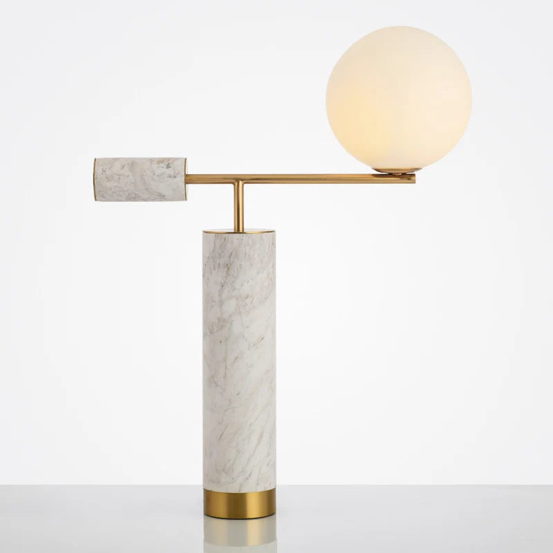 lampe à poser en verre design moderne pour décoration intérieure - vue 5 sur 8