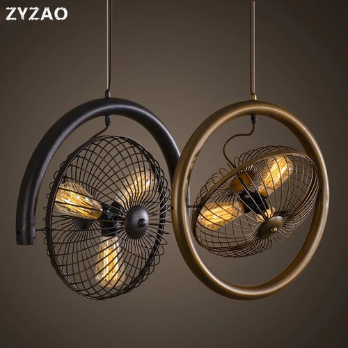 suspension rétro en fer style industriel pour décoration vintage