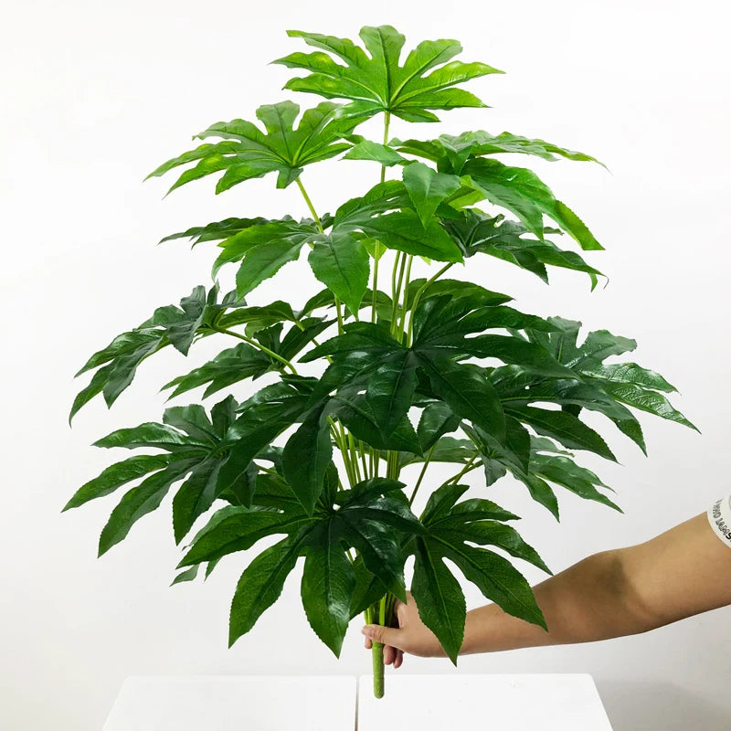 plantes artificielles monstera grandes feuilles pour décoration intérieure - vue 21 sur 21