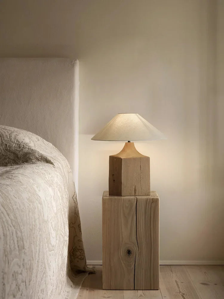 lampe de chevet design japonais wabi-sabi luxe zen et rétro - vue 6 sur 7