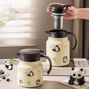 Theiere isotherme panda grande capacite infusion vapeur inox