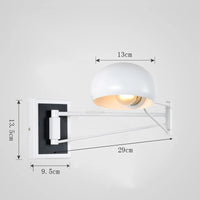 Applique murale LED moderne avec interrupteur