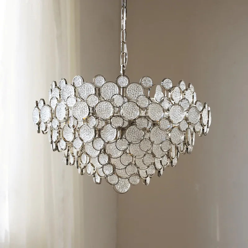 lustre led en verre design créatif et simple moderne - vue 5 sur 11