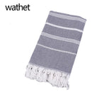 Serviette de plage coton extra large séchage rapide