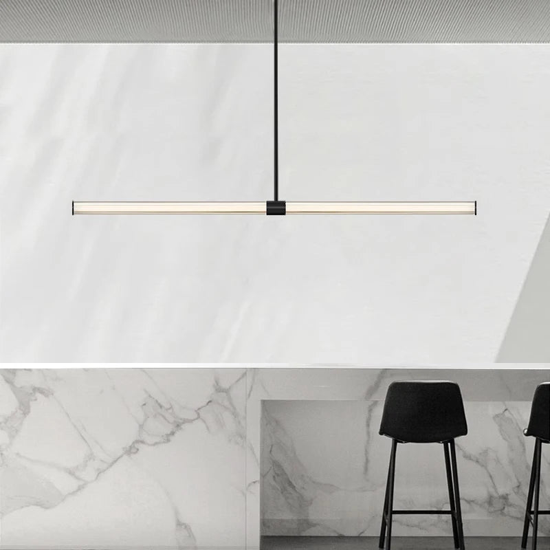 luminaires led modernes pour bar et restaurant minimaliste en verre - vue 4 sur 9