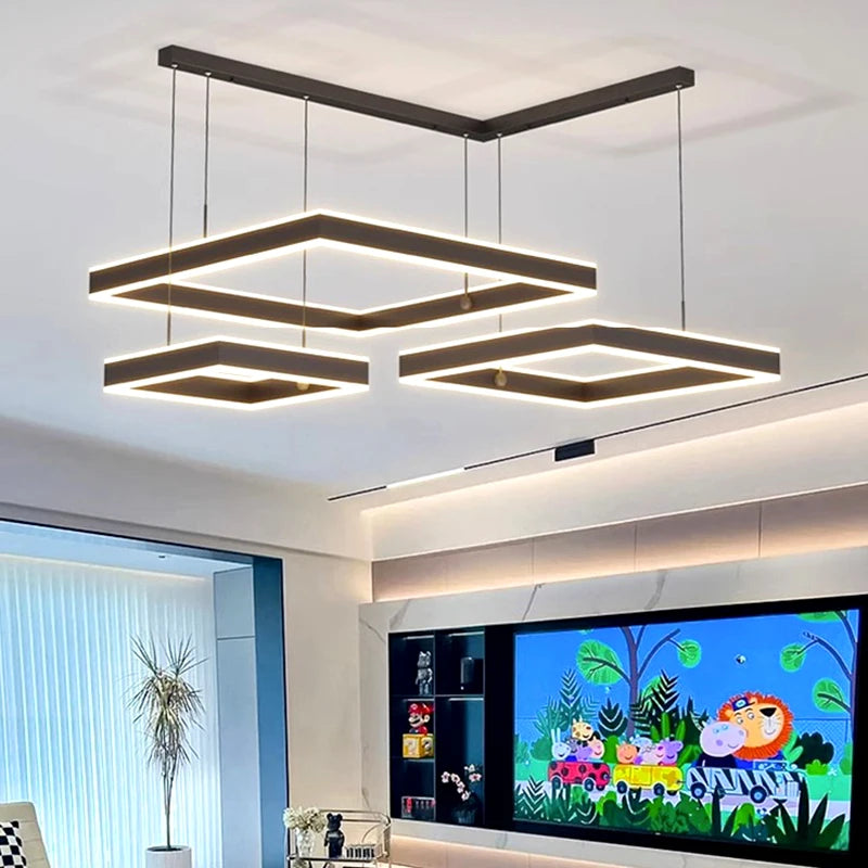suspension moderne led pour éclairage intérieur - vue 6 sur 10