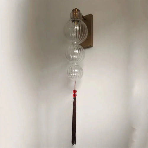 lustre en verre design chinois décoration esthétique pour intérieur