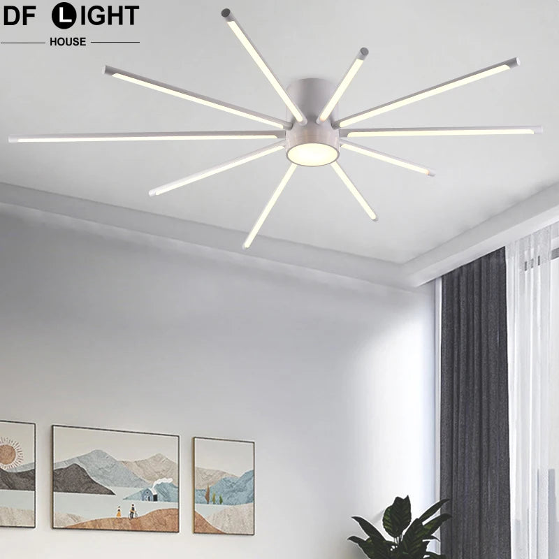 suspension led moderne pour décoration intérieure - vue 2 sur 8