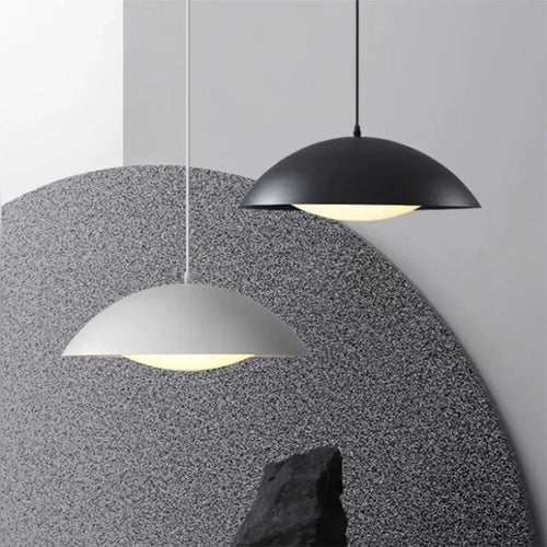 Suspension LED au design nordique moderne en fer