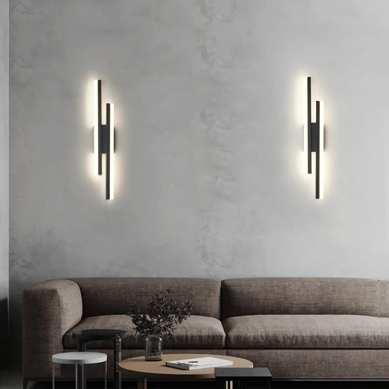 applique murale longue bande design simple moderne nordique - vue 7 sur 10