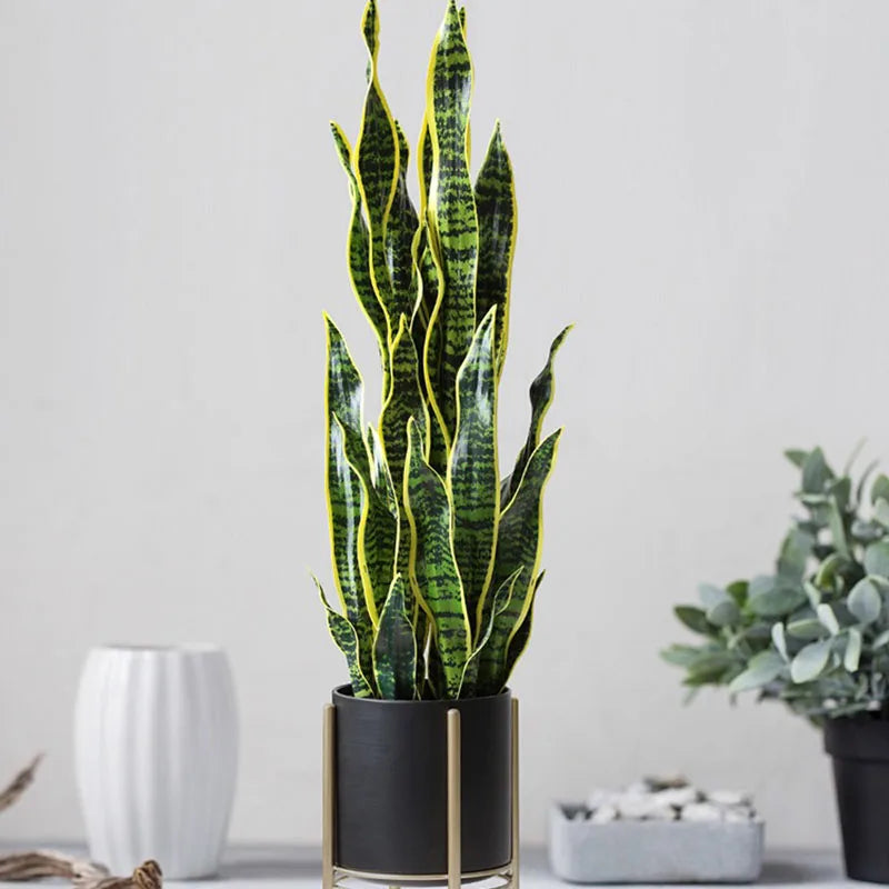 plantes artificielles tropicales réalistes pour décoration intérieure et extérieure
