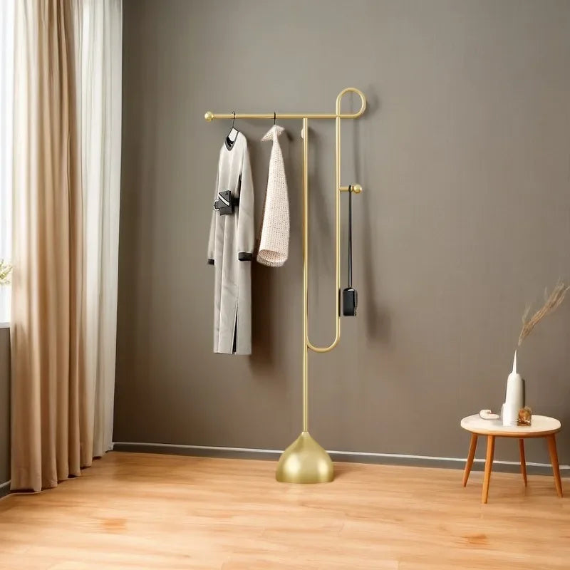 porte-manteaux en métal modernes et créatifs pour rangement élégant - vue 2 sur 9