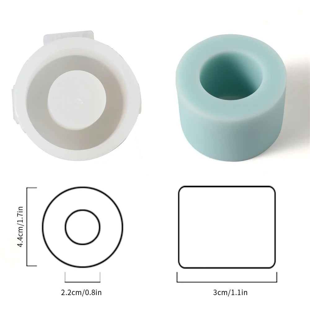 moule à bougie en silicone pour créations artisanales parfumées - vue 13 sur 16