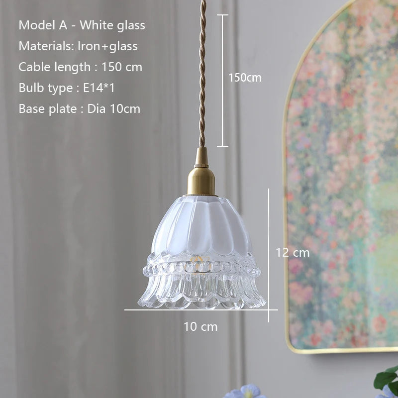 lustre minimaliste moderne en verre pour éclairage intérieur