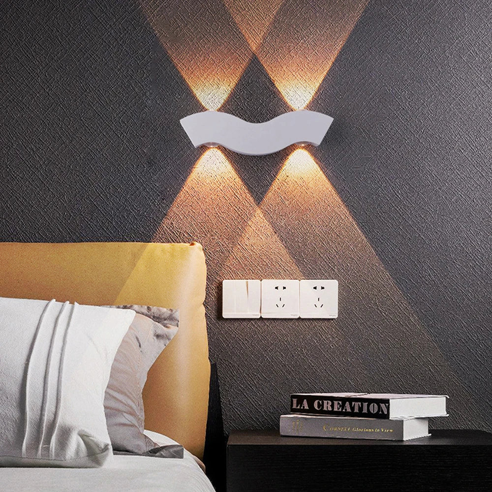 Applique murale LED nordique en aluminium - vue 4 sur 8