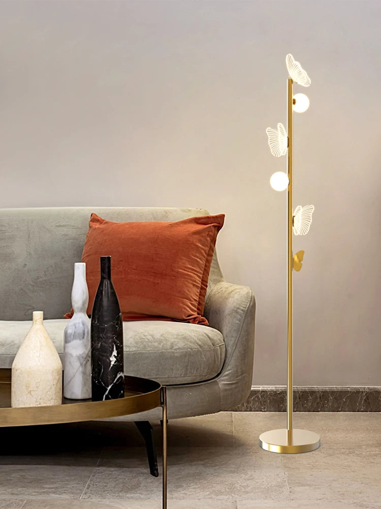 lampadaire italien minimaliste moderne style papillon luxe nordique