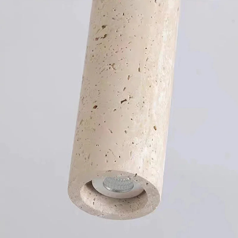 plafonnier cylindrique en pierre naturelle pour décoration intérieure - vue 6 sur 8