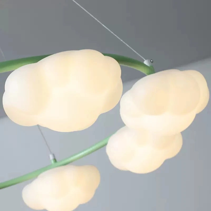 lustre en forme de nuage avec télécommande pour enfants - vue 7 sur 14