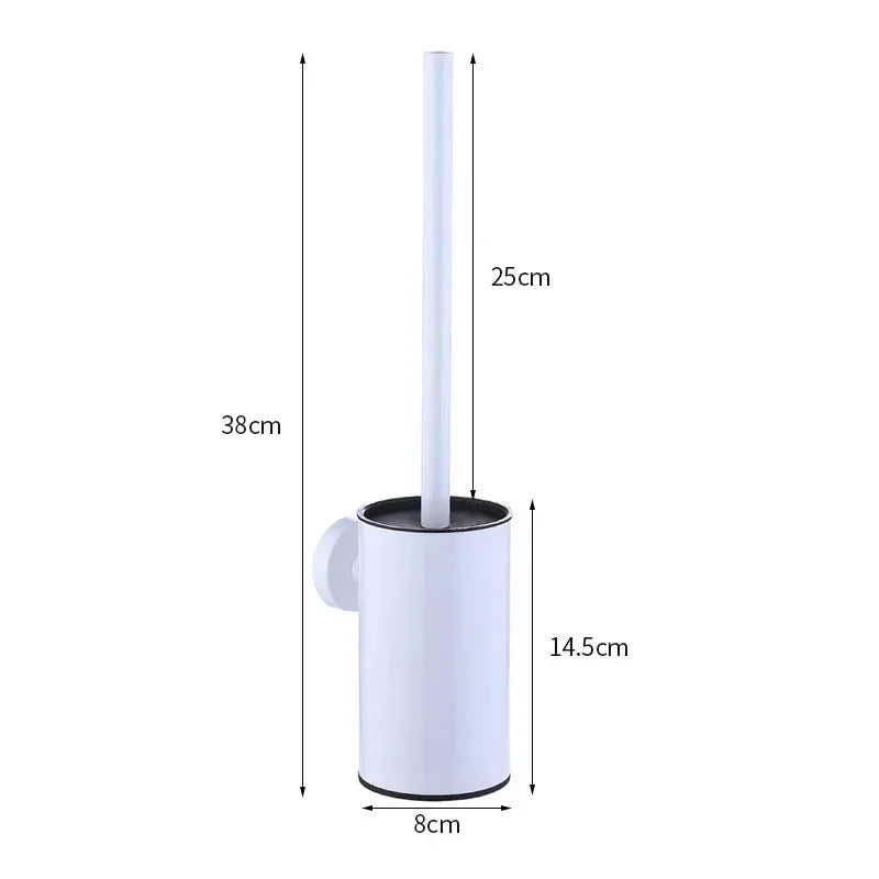 brosse de nettoyage en acier inoxydable avec support mural - vue 13 sur 13