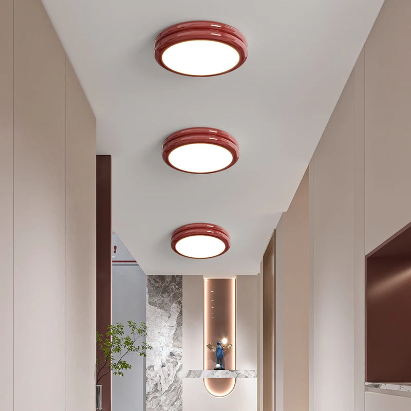 Plafond moderne à LEDs lumière plafond lustre lampe couloir allée couloir pour salon chambre salle à manger cuisine - vue 7 sur 12