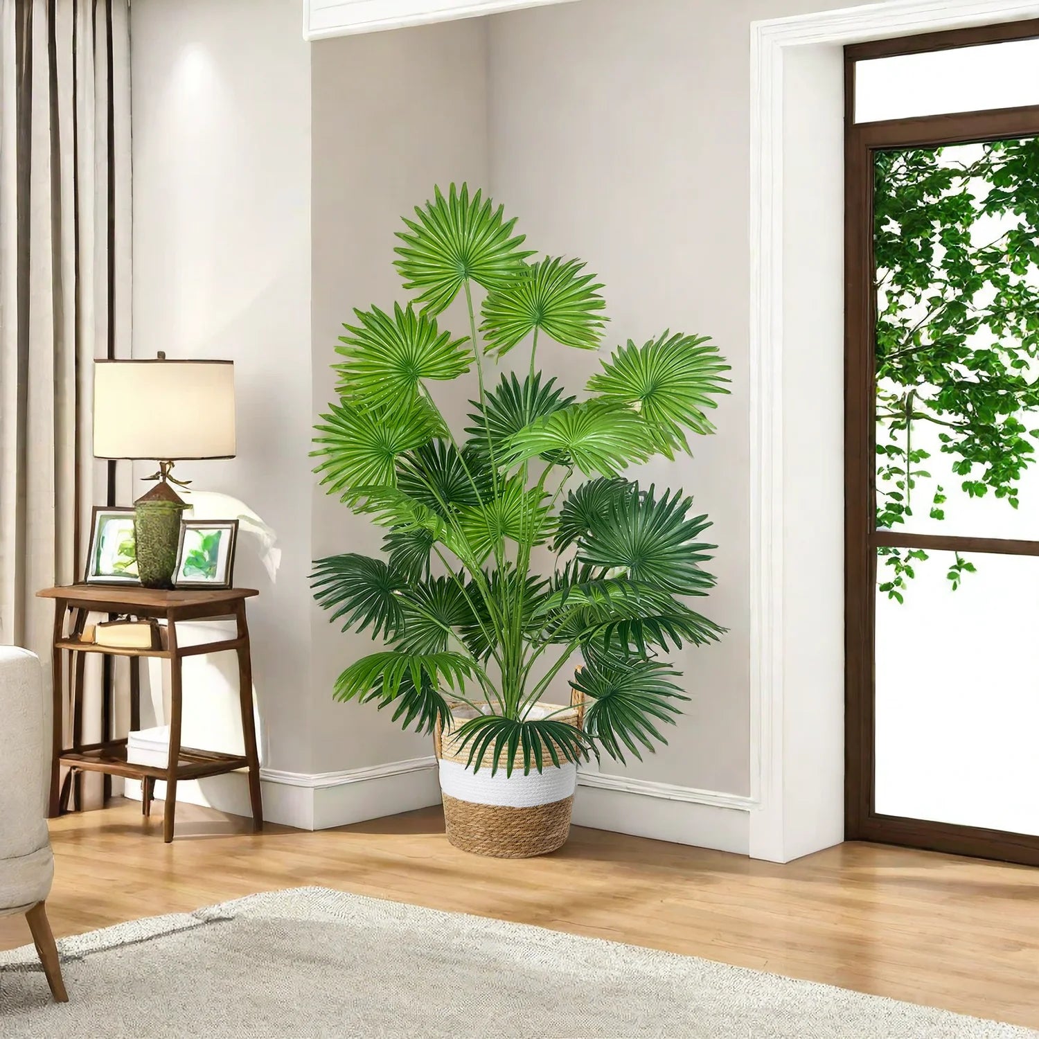 branche de palmier artificielle grande plante décorative pour intérieur - vue 4 sur 11