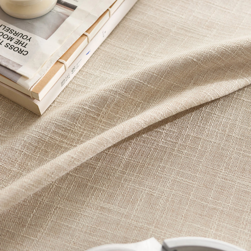 Nappe polyester unie style japonais lavable repas fete