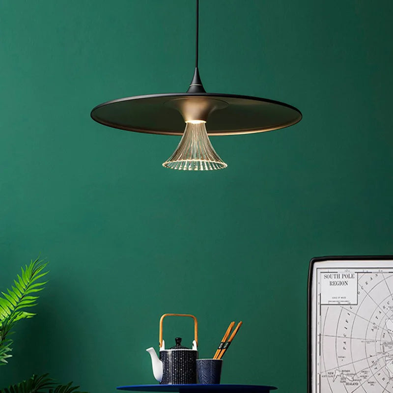 suspension soucoupe volante design nordique pour éclairage intérieur - vue 5 sur 8