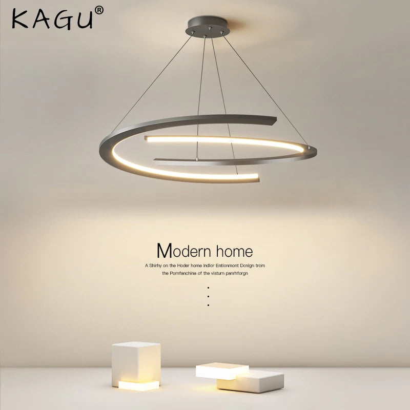 Lustre moderne pour salon - vue 3 sur 8