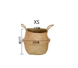 panier suspendu en osier pour rangement et décoration - vue 16 sur 16
