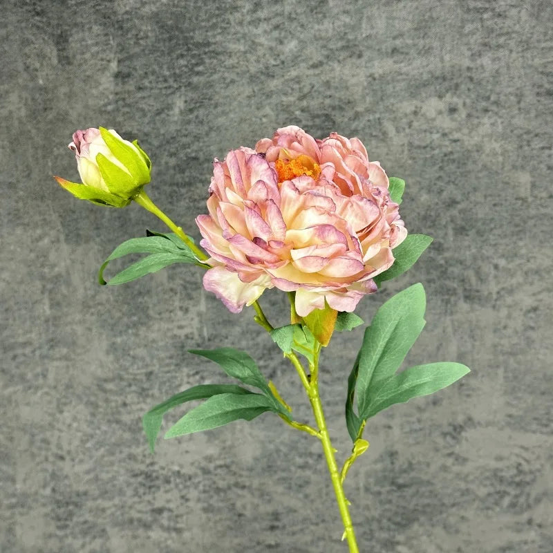 fleurs en soie pivoine rétro pour décoration mariage fête accessoires - vue 12 sur 15